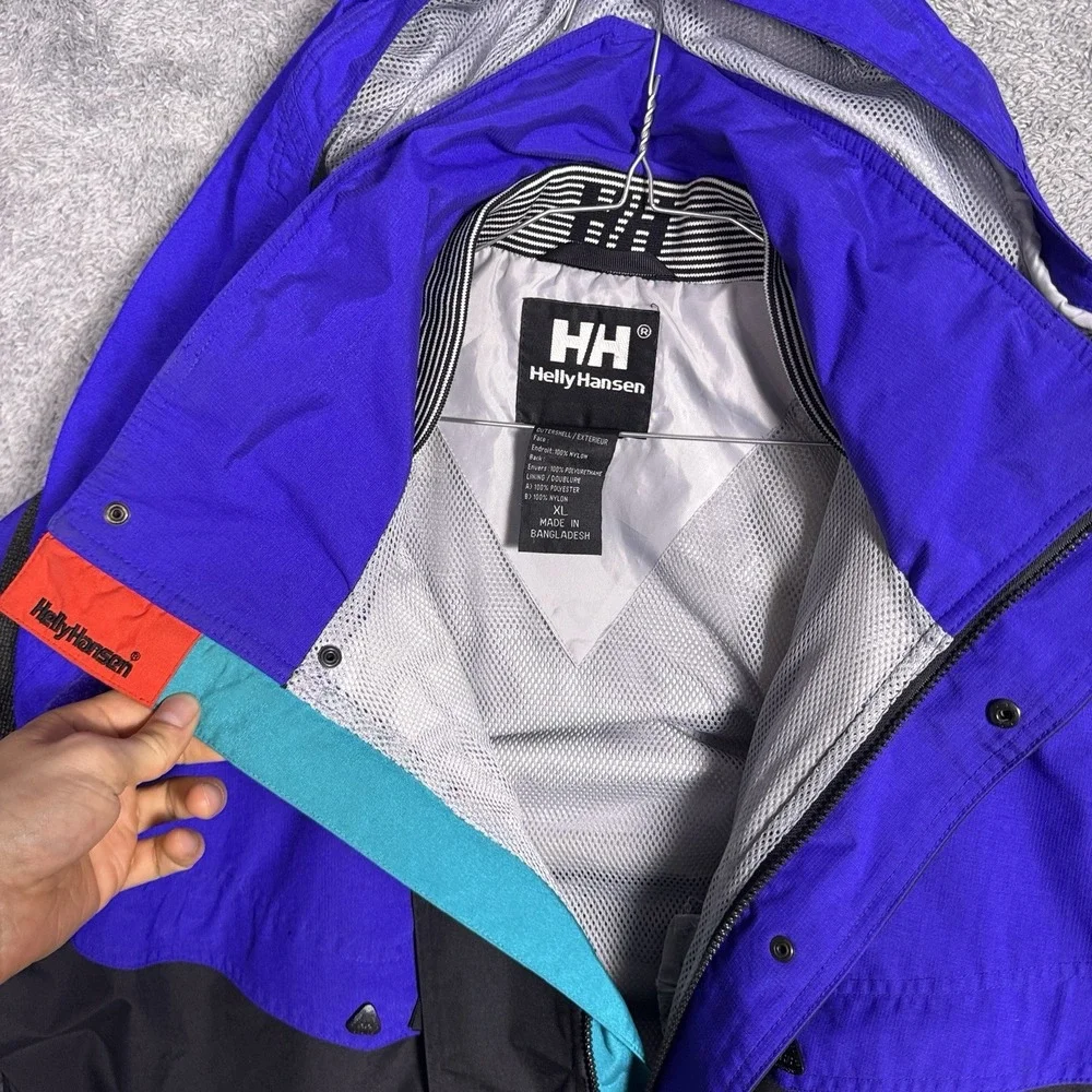 Helly Hansen Equipe Jacket Mens XL Ski Parka Pullover Half Zip HellyTech Hooded